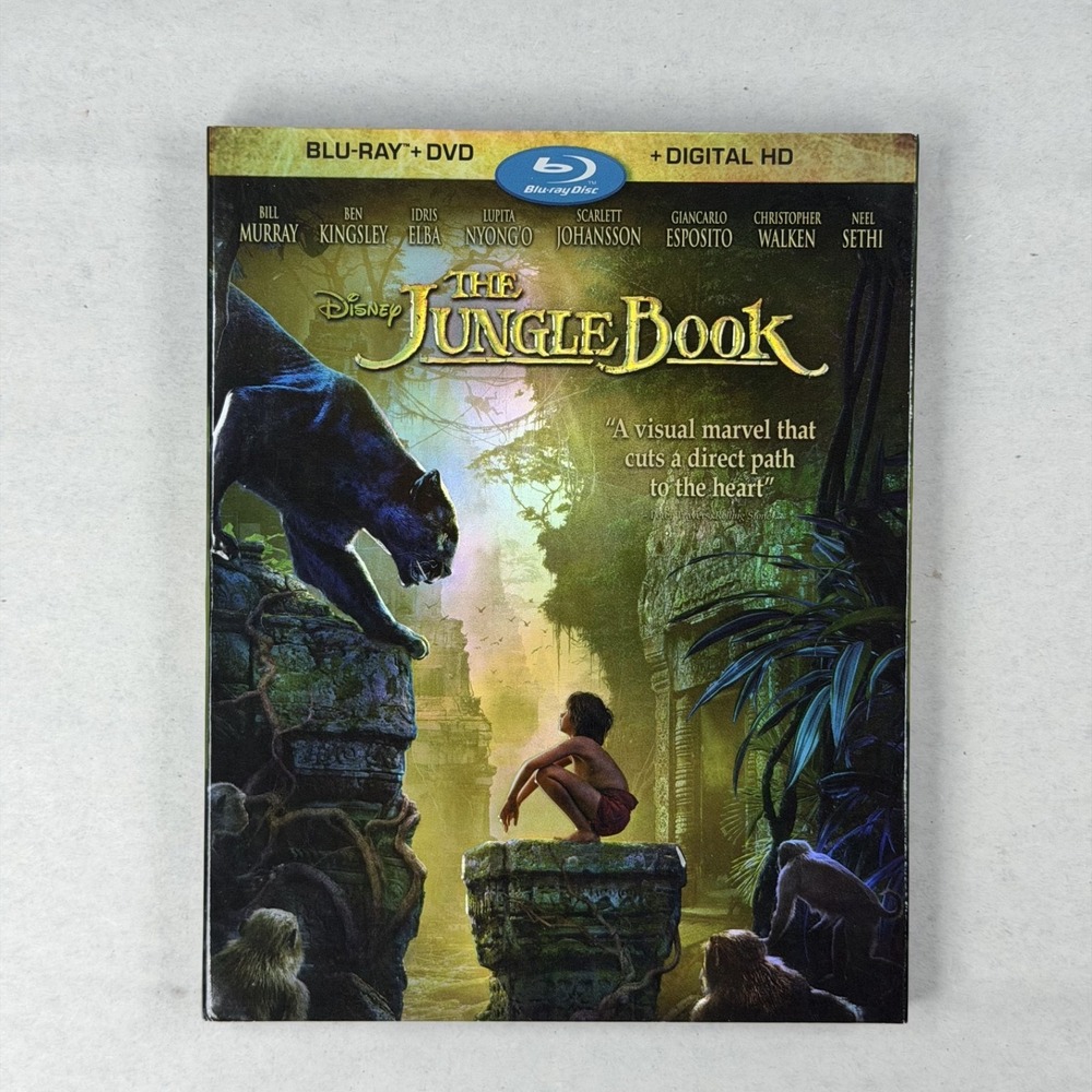 The Jungle Book (Disney Blu-ray + DVD, 1967/2016) / Brand New, Sealed!